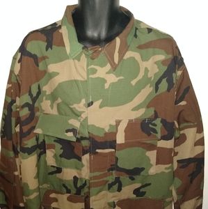 Woodland Camouflage BDU Tactical Military Uniform